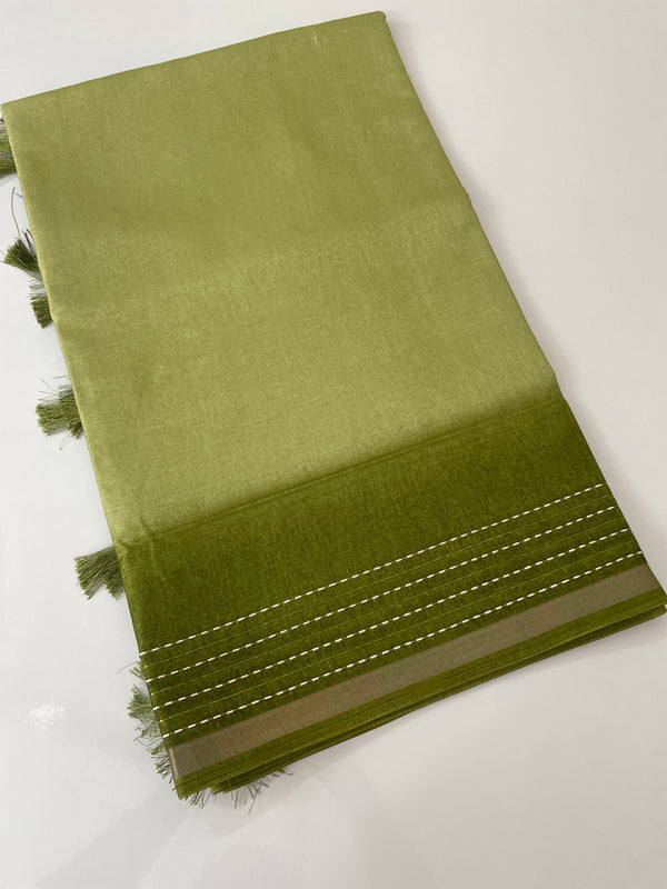 Soft Semi silk saree with thread work MSR698