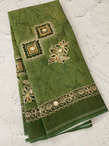 Tissue linen saree MLS345