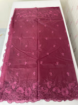 Semi Organza saree with thread work - MSH7654