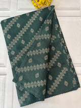 Soft kota silk saree with embriodery MS14808 DarkGreen