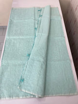 Silky kota embroidery saree MSE568 PastelBlue