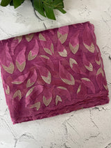 Glass organza saree with thread work- MOS351