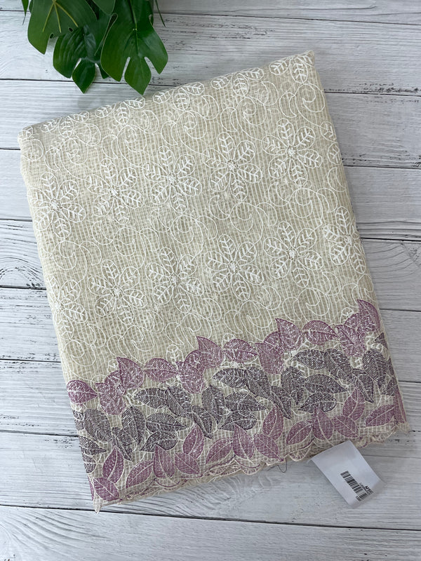 Phulkari NetKota embroidery saree - MSH987