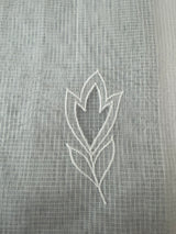 NetKota Applique work saree with net pallu   -MSH144 (4)White