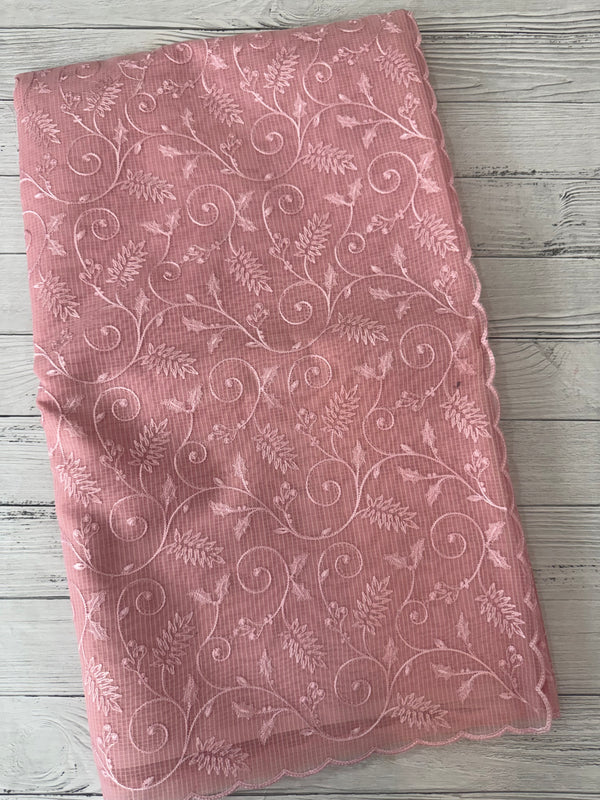 NetKota thread work saree MSH106 - Pink