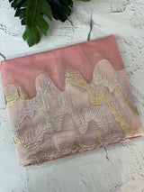 Soft Turkish Organza saree MSOS103 (13) PeachyPink