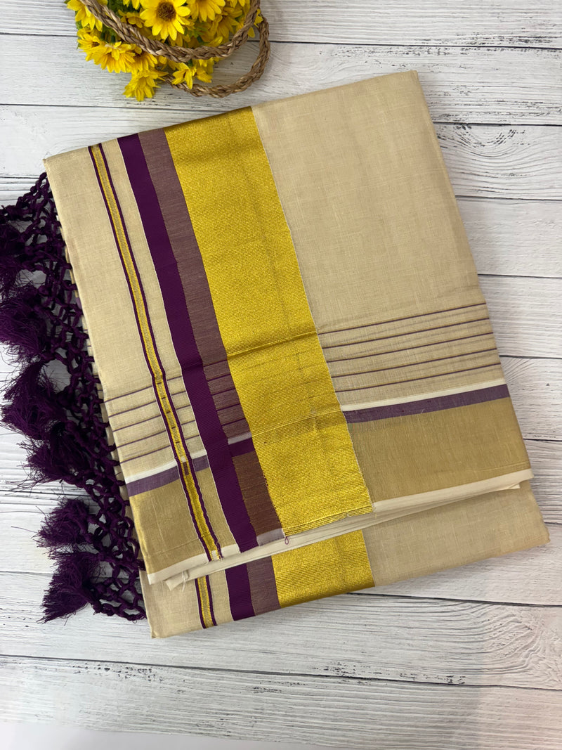 Kerala tissue saree - Vadamalli