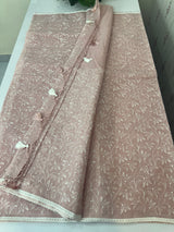 Kota embriodery saree MS1455 - PastelPink