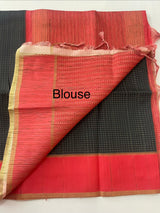 Semi silk saree with zari weaving  MSG6161