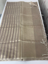 Soft Tissue silk saree with stripes MSH240