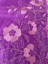 Semi Organza saree with thread work - MSH7654