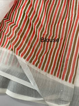 Semi linen saree with digital prints  MLS8766