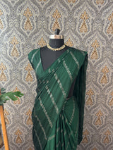 Georgette saree with foil prints MS1212
