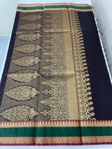 Kanchi Silk cotton saree with zari weaving - MSK897