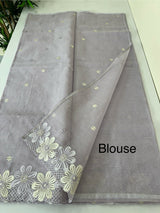 Kota saree with embriodery work MKAS38 Lavender