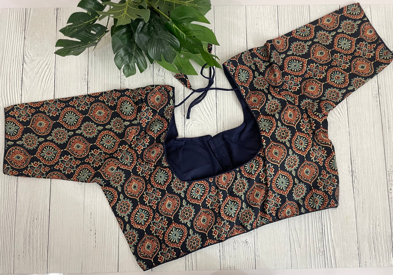 Padded Readymade Blouse (Size upto 40)- MSBL