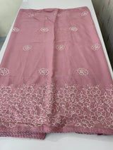 Georgette saree with embroidery work MSG456