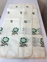 Soft kota checks saree with embroidery - STWICM