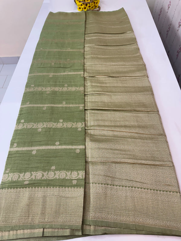 Banarasi crush georgette saree- MS1341