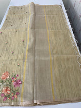 Soft Tissue kota embroidery saree MSK4660 DustyYellow