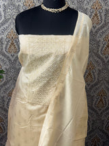 Soft silk Unstitched salwar set - 5