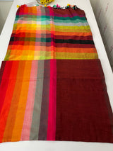 Rainbow Soft mulcotton saree MS4436