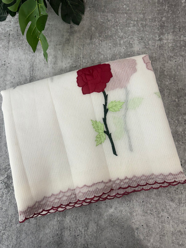 NetKota saree with Applique work MSH130