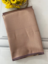 Pastel brocade semi silk sarees MS67443
