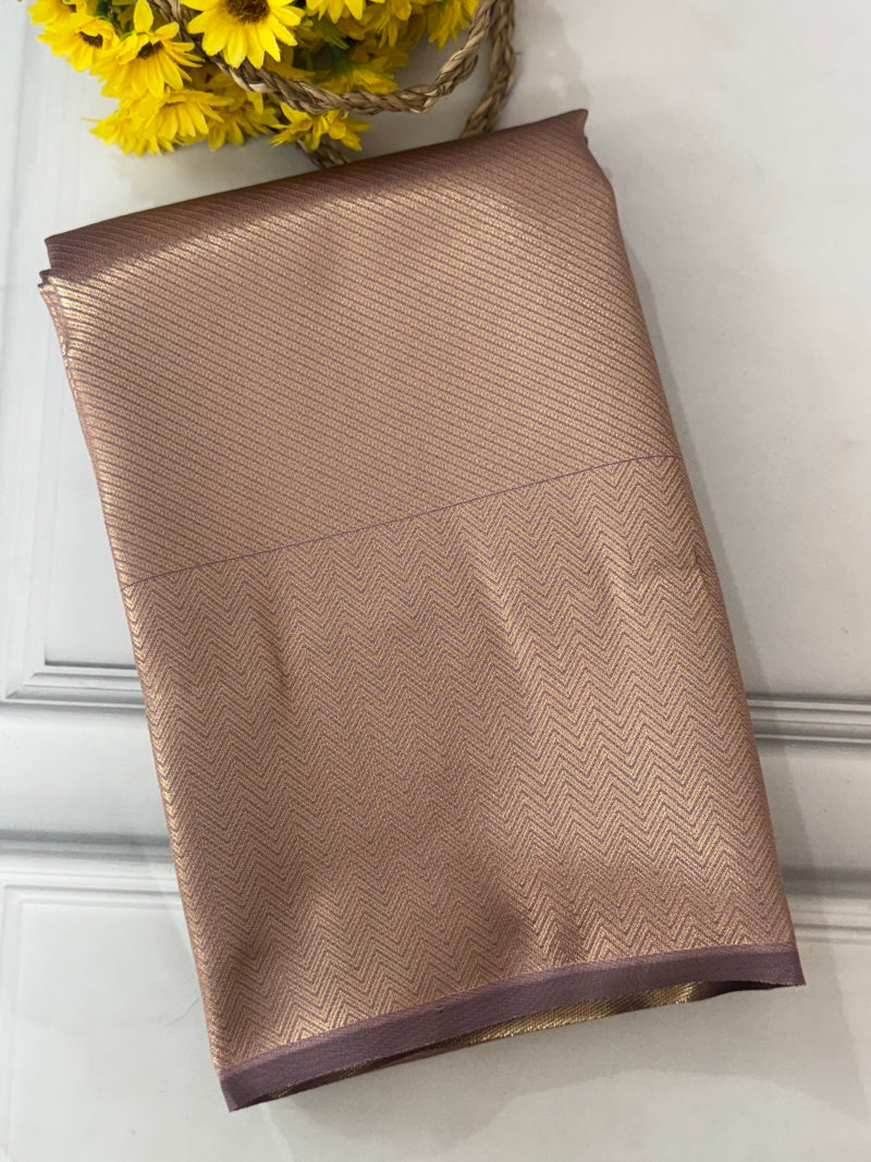 Pastel brocade semi silk sarees MS67443