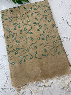 Bhagalpuri Semi tussar saree with embroidery MST677