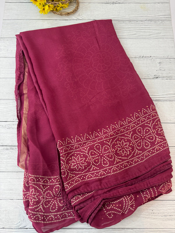 Chiffon georgette saree - MS7633
