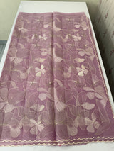 Semi organza saree with thread work - MSH910