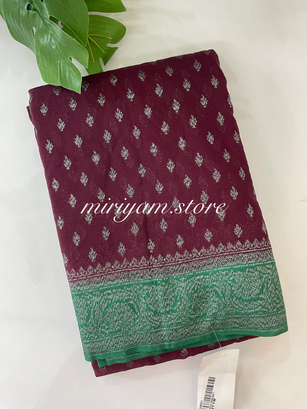 Banarasi viscose Georgette saree MKGS690