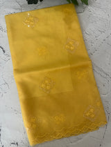 Organza saree with embroidery - MSH375