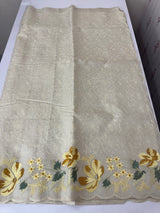 Blended tissue tussar saree with embriodery - MSH209