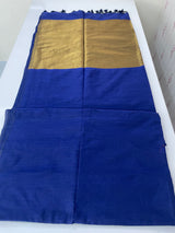 Plain Khadi cotton saree MS33455