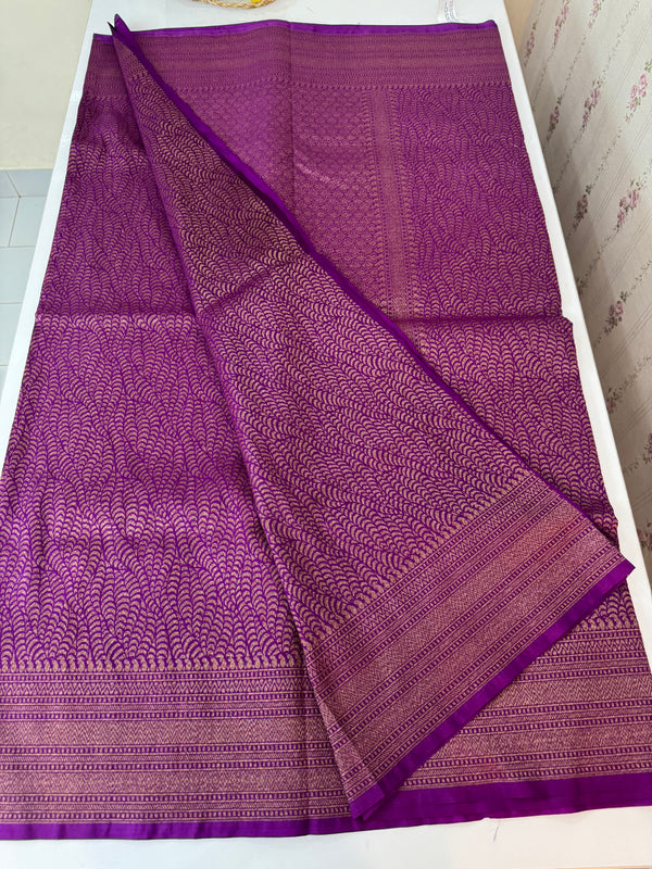 Banarasi semi katan saree SMBNIRY- Vadamalli