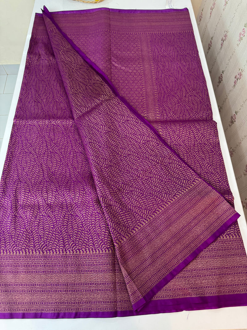 Banarasi semi katan saree SMBNIRY- Vadamalli