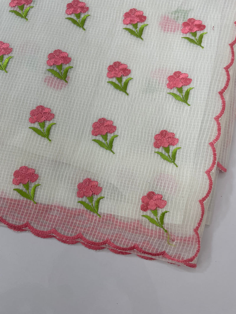 NetkKota saree with embroidery MS6868
