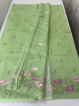 Netkota embriodery saree MS1494 LightGreen