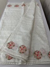Phulkari NetKota Embroidery saree - MS6006