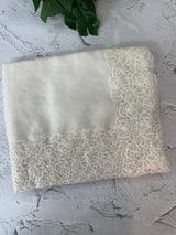 Soft Organza saree with embroidery sequins borders - MSH5778 Offwhite