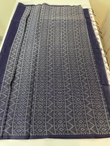 Bhagalpuri Semi tussar saree MS871- NavyBlue