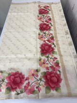 Premium Kota silk saree with zari buttas &  embroidery borders MSK4390