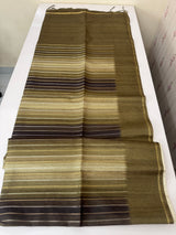 Multi color Semi soft silk saree with borders MSS590