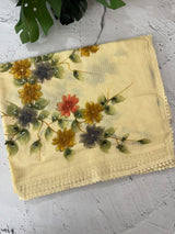 Kota saree with Digital Floral Print with Sequin Embellishment MS14953 PastelYellow