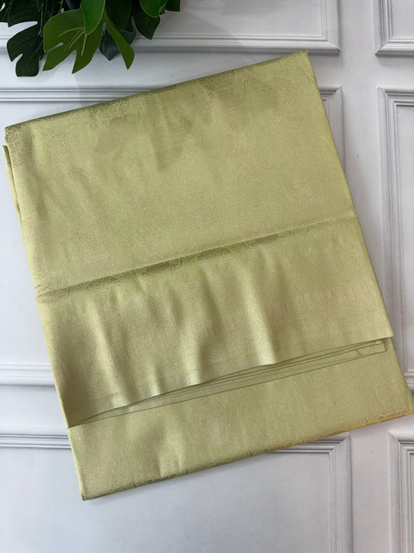 Premium Pastel soft silk Saree - MKP991 LimeGreen