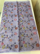 Kota silk saree with digital prints and embroidery MSH155- Lavender