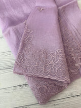 Tissue Organza saree MS14051- Lavender