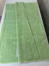NetKota thread work saree MSH106 - Pastel PistaGreen